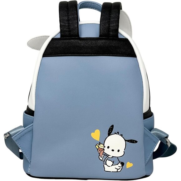 Sanrio Pochacco Cosplay Faux Leather Shoulder Bag - Adjustable Straps Included - Picture 3 of 5